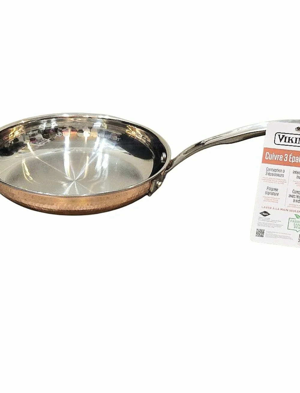 Viking 3-Ply Hammered Copper 8
